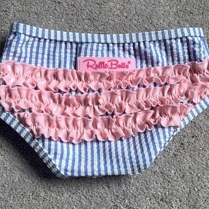 2 piece ruffle butts swim 6-12 months